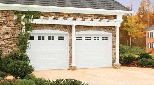 White Sectional Garage Doors